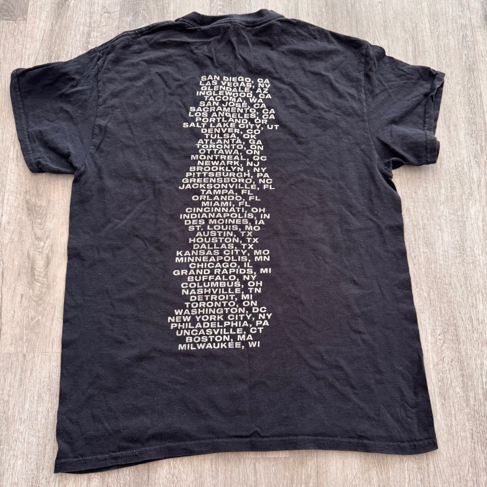 Justin Bieber Justice World Tour 2022 Concert Graphic T-Shirt Black Medium - Picture 7 of 7